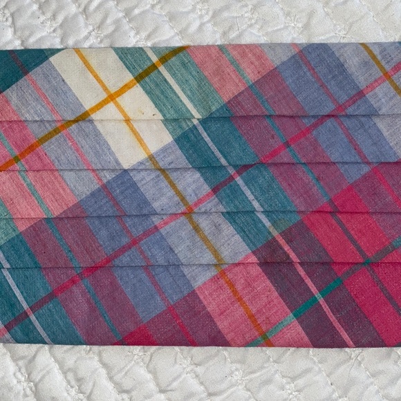 BEAU TIES LTD OF VERMONT Cummerbund in Pastel Plaid - Picture 1 of 4